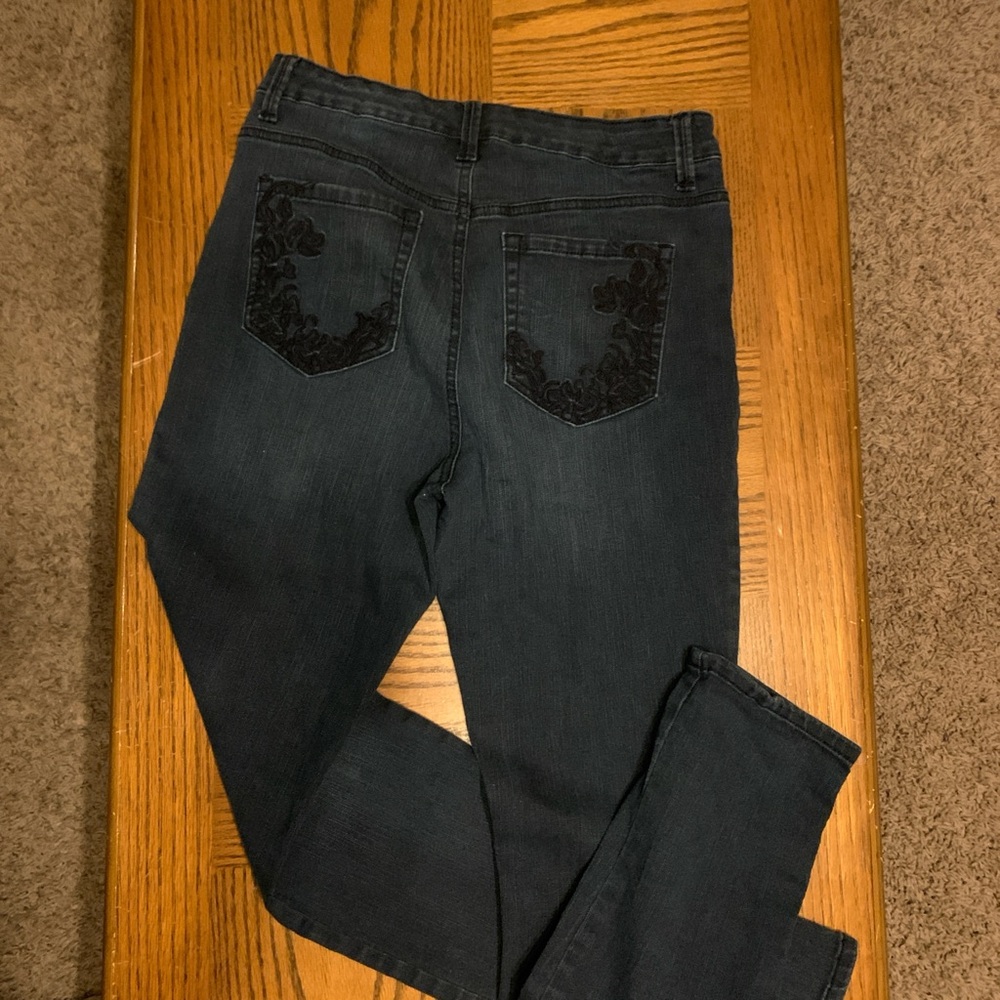 Gloria Vanderbilt High Rise Jeans - Dark Blue